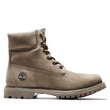 Timberland Női 6-Inch Premium Vízálló Bakancs Sötét Barna